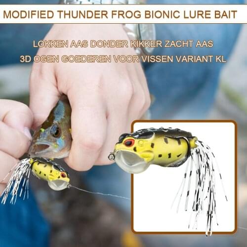 Multi Jointed Swimbait Hard Artificial Bait Frog Fishing Lure 6cm 16g Top Water Soft Lures Bait Lifelike Fishing Tackle Tool