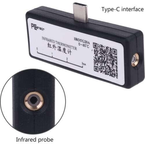 Smart Phone Infrared Thermometer Thermal Temperature Pictures Recording Type-C OTG Android-OS APP