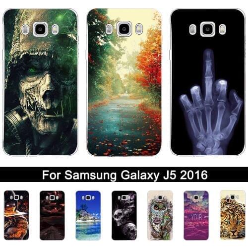 Soft Silicone Case For Samsung Galaxy J5 2016 J510 TPU Back Phone Cover For Samsung Galaxy J 5 2016 J510F Printing Shells Fundas