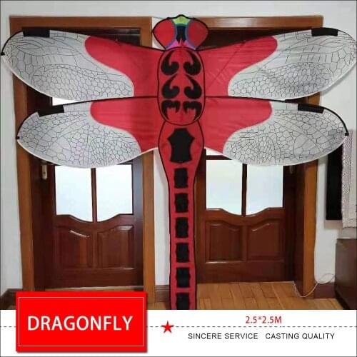 NEW ARRIVAL Dragonfly kite 2.5*2.5m nylon KITE