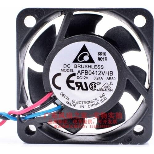 New 4015 12V 0.24A AFB0412VHB Double Ball Mute Cooling Fan