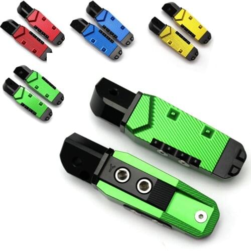 Rear Footrest Foot Pegs Rest Pedals For Yamaha MT-10 MT-03 FZ-10 2016-2017 MT-07 FZ-07 MT-09 FZ-09 2014 2015 2016 Motorcycle CNC