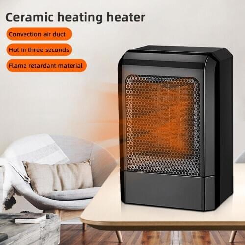 ABS Mini PTC Ceramic Fan Heater Home Desktop Economic PTC Ceramic Portable Space Heater Portable Electric Fan Heater