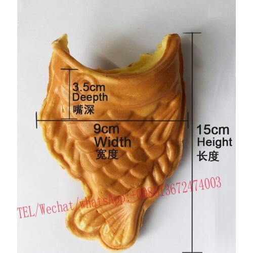 Free Shipping Cost Commercial Use Ice Cream Taiyaki Machine Warped-tail Fish Cone Waffle Makre