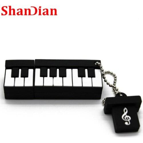 SHANDIANPiano USB flash drive fashion music pendrive music pen drive 32G 16g 4g 64G musical instrument u disk free shipping