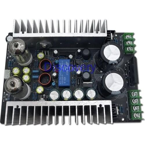 6J3+LM1875 Fever Tube and Bile Machine Power Amplifier HIFI Front and Back Stone Tube Power Amplifier Board Kit Finished Product