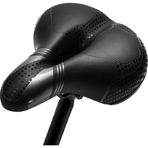 GOBYGO Bicycle Seat Mountain Bike Seat Rainproof Radiation Shock Absorbing Breathable Highway Mountain Through Bike Accessories