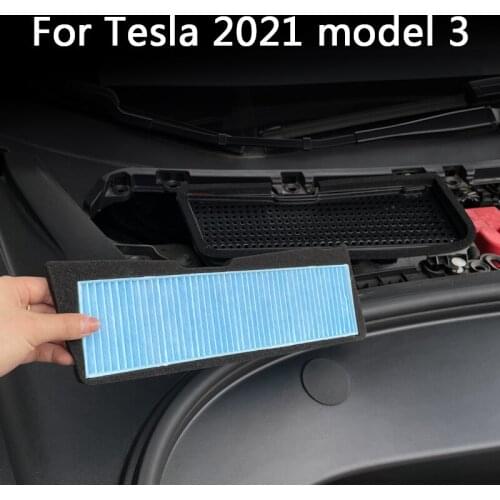 Air Intake Grille Protective Cover Air Filters for Tesla Model 3 2021 Air Conditioner Inlet Filter Replacement Parts Accessories