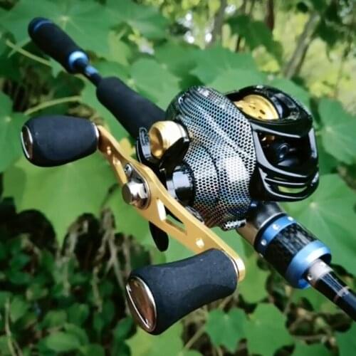 High Speed 7.2:1 Baitcast Fishing Reel 10kg Max Drag Bait Casting Metal Spool Wheels Saltwater Carp Fishing Tackle Accessories