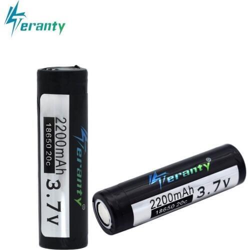 100% 2200mah 18650 Original 3.7v 18650 Lithium Rechargeable Battery For Flashlight batteries RC Car Boat Tank Gun Toys battery