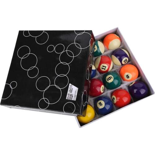 16Pcs Billiard Ball Set Resin Pool Ball 57.2mm 52.5mm Resin Pool Balls High Quality Complete Set Nine Ball Billliards Accessory