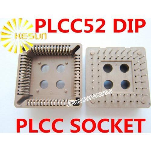 46PCS PLCC52 PLCC 52pins DIP type IC Socket