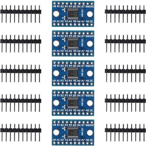 5pcs TXS0108E 8 Channel Logic Level Converter Bi-Directional High Speed Full Duplex Shifter 3.3V 5V for Arduino Raspberry Pi