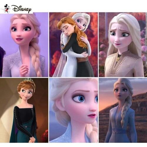 5D Diamond Painting Disney "Cartoon Princess" Diamond Mosaic Tiger Lion DIY Round Diamond Cross Stitch Rhinestone Art Gift