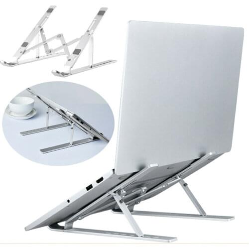 Aluminum Folding Computer Desk Adjustable Notebook Stand Notebook Tablet Stand