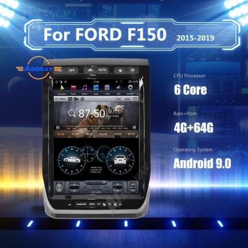 2din android car Radio multimedia player For FORD F150 Raptor 2015 2016 2017 2018 2019 car stereo autoradio Tesla DVD player