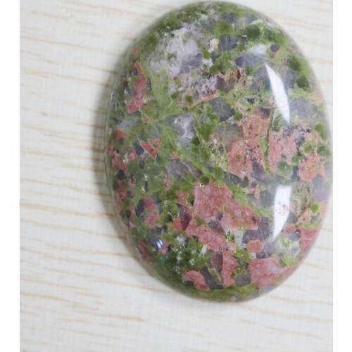 Natural Unakite Stone Bead Oval CAB Cabochon No Drill Hole Beads for DIY Jewelry Accessories 30x40mm 10pcs/lot Free Shipping