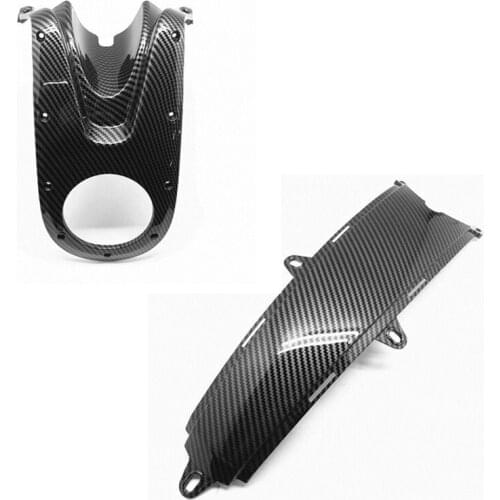 Carbon fiber paint Tank Ignition Cover & Center Fairing Fit For Ducati 696 796 1100 795 NEW