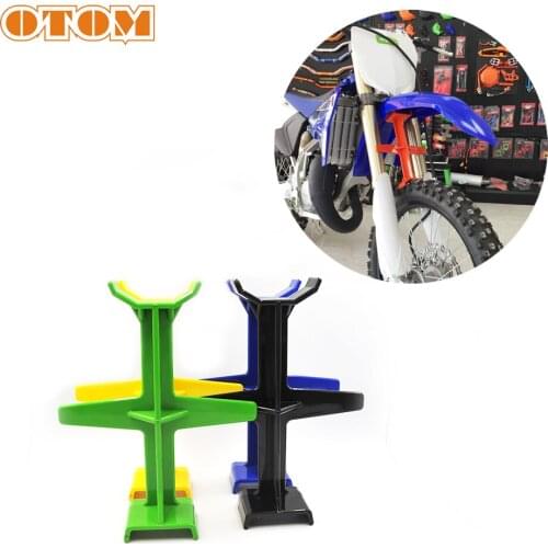 OTOM Motocross Fork Brace Front Shock Absorbing Support Frame Plastic Shelf Damper Guard For CRF XCF YZF WRF KXF RMZ Motorcycle