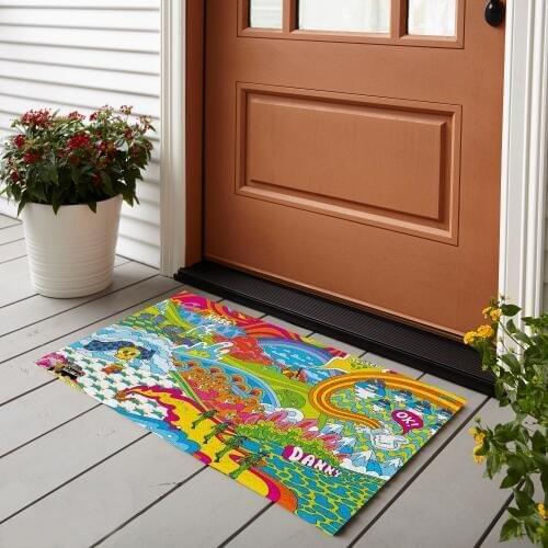 "Graffiti" Indoor Mat Outdoor Mat, Room Carpet, Door Matting 50x80 cm