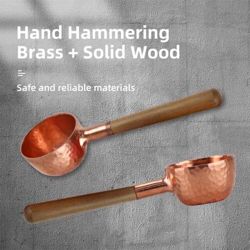 Creative Kitchen Products Copper Coffee Scoop Copper Coffee Measuring Spoon Coffee Scoop New