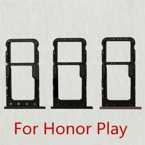 SIM Card Tray Micro SD Card Tray Holder Slot Reader Slot Adapter For Huawei Honor Play