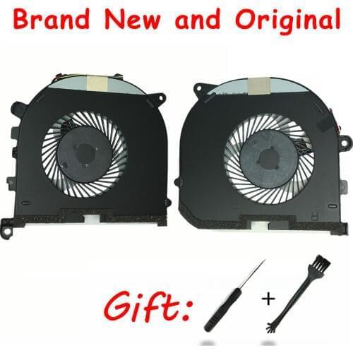 New laptop CPU gpu cooling fan Cooler Notebook Fit for DELL XPS 15 9550 0RVTXY 036CV9 DFS501105PR0T FG11 DFS501105PQ0T FG12