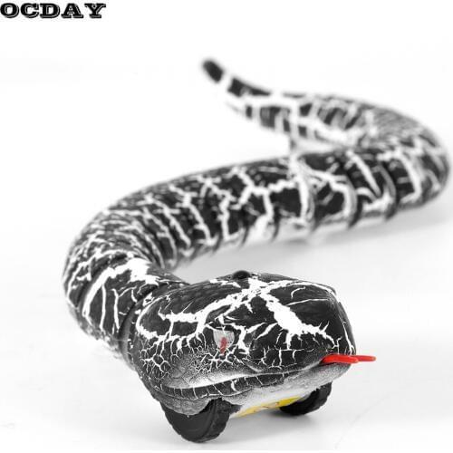 OCDAY RC Remote Control Snake And Egg Rattlesnake Animal Trick Terrifying Mischief Toys for Children Funny Novelty Gift New Hot
