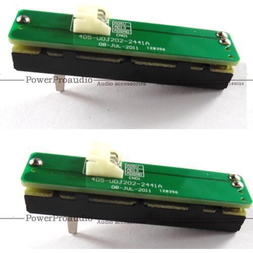 2 PCS Original Cross Fader Assembly for Pioneer DDJ SR SX DJM 250 704-DJM250-A032 with PCB