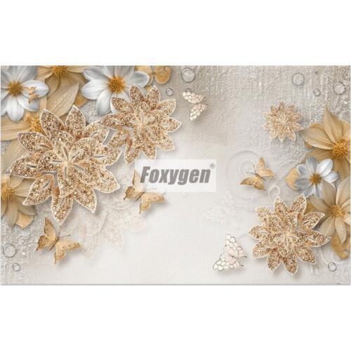 Customzied NON-WOVEN Wallpaper mural with kinds of nice 3D flowers animals Forest abstract landscapes cities and trees designs