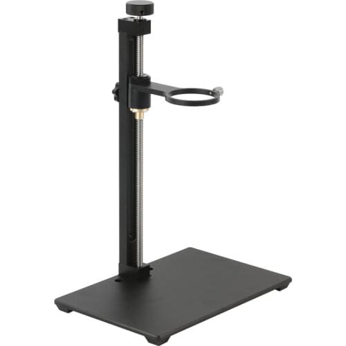 Portable Aluminum Alloy Electronic Microscope Camera Stand Desk Bracket 50mm Ring Lens Focusing Holder For HDMI USB VGA Camera