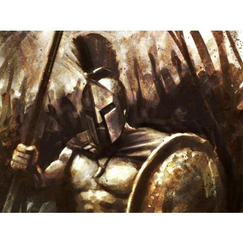 Spartan 300 MOVIE Art print Silk poster Home Wall Decor