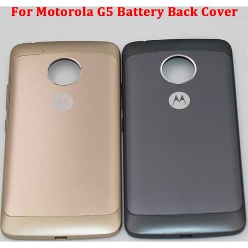 Battery Back Cover Metal Rear Door Housing Replacement For Motorola G5 XT1685 XT1672 XT1670 XT1671 XT1676 XT1675 X With Logo 5"