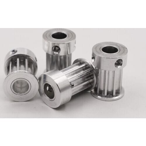 5M 12T Timing Pulley Aluminium Wheel Pulley 16mm/21mm Belt Width 5/6/6.35/7/8/10mm Bore HTD5M 12 Teeth Motor Belt Pulley BF