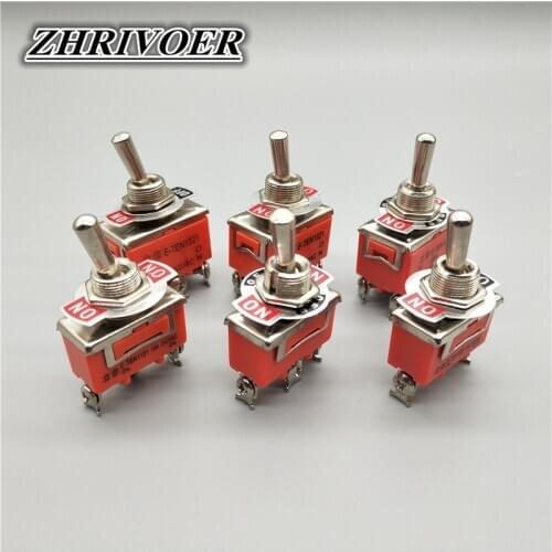1Pcs Orange E-TEN Heavy Duty SPST Terminal ON-OFF ON-ON ON-OFF-ON Toggle Switch & Waterproof Cap