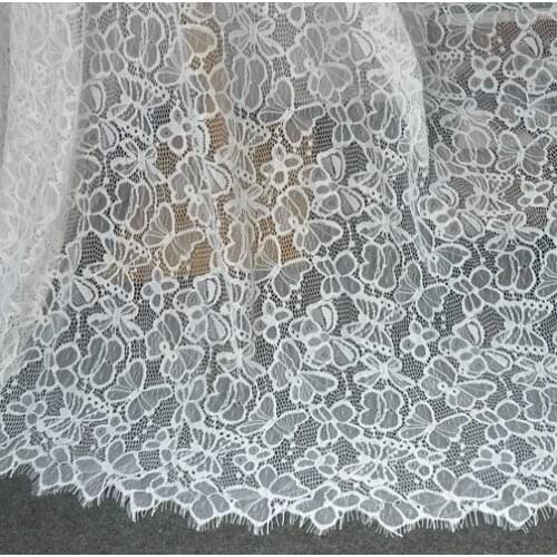 150cm wide, high-end clothing fabric, butterfly small bone thread, eyelash lace, DIY wedding veil Accessories