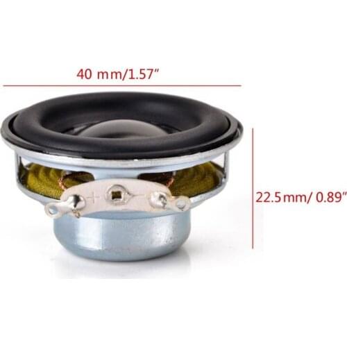 2pcs/lot 40mm Mini Audio Speaker 16 Core 4Ohm 5W Full Range Waterproof Loudspeaker Diameter for Home Theater Doorbell Toys Music