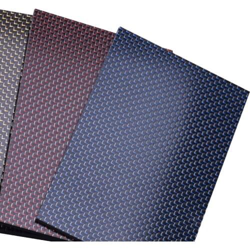 400x200mm High-Quality High-Strength Carbon Plate Thickness 0.5-2.5mm Gold Silver Blue Red 3K Color Carbon Fiber Sheet