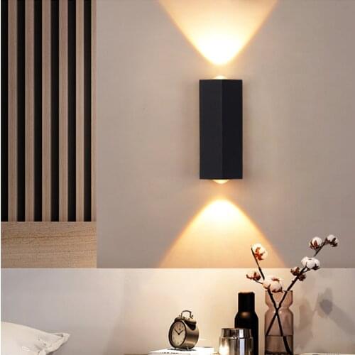 6W 10W Modern simple creative outdoor waterproof wall lamp LED courtyard lamps gate lamp terrace balcony garden wall light