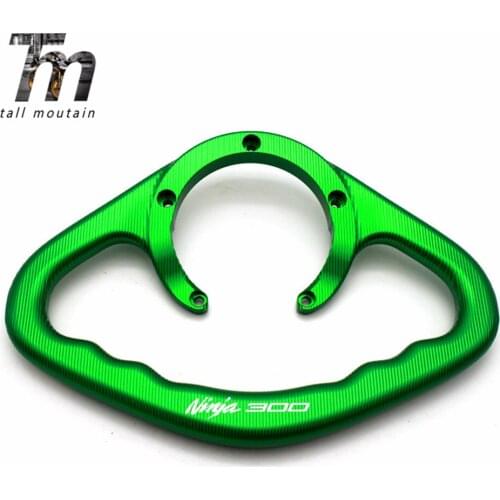 CNC Aluminum Motorcycle Passenger Hand Grips Hand Grip Tank Grab Bar Handle Armrest For Kawasaki NINJA300 2013-2018 2014 2015