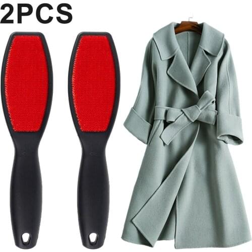 Double Sided Reusable Clothes Lint Remover Magic Static Brush Clothes Sheet Dust Cleaning Tools Cat dog Shaving Pet Hair Remover