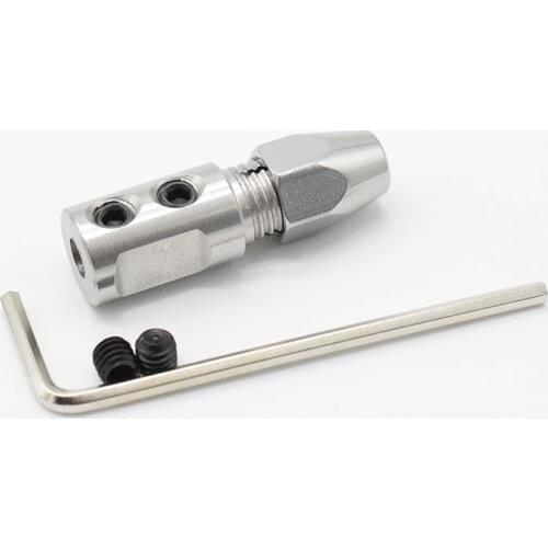 Rc Boat Shaft Coupler Flexible Coupling Connector 4mm to 4mm/3.18mm Flex Collet Coupler For 4mm Rc Boat Motor shaft