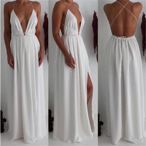 Hengsong White Summer Dresses