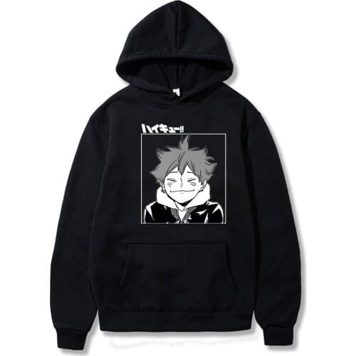 Haikyuu Cute Anime Printed Hoodie Woman Kawaii Comfort Hyuga Shoyang Creative Harajuku Casual Hoodies Fashion Male Women Hoody