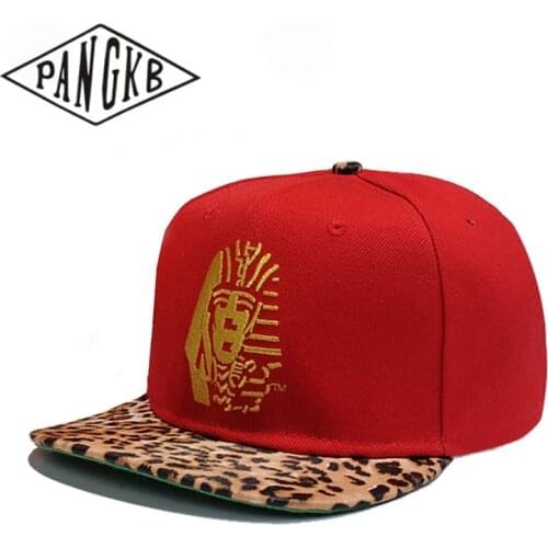 PANGKB Brand kings CAP leopard print hip hop snapback hat for men women adult outdoor casual sun baseball cap bone