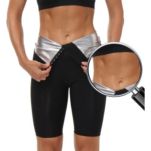 Women Sauna Leggings Compression High Waist Yoga Pants Thermo Sweat Capris Body Shaper for Workout Fittness Traning Weight Loss
