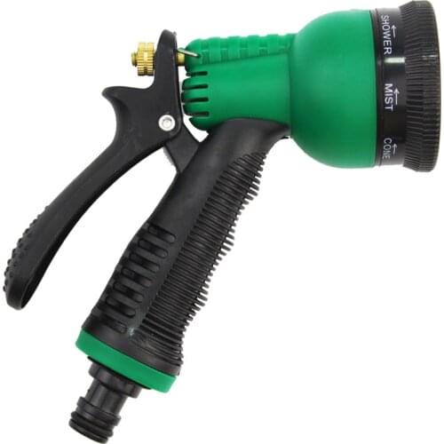 8 Pattern Garden Water Guns Hose Nozzle Multifunctional Irrigation Car Washing Yard Sprayer Pipe TubeSprinkler To