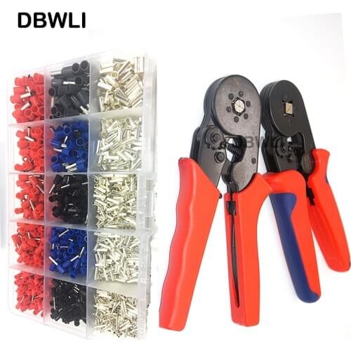 1530PCS Wire Terminal Crimp Connector plier set Insulated terminator Uninsulated Wire End Ferrules