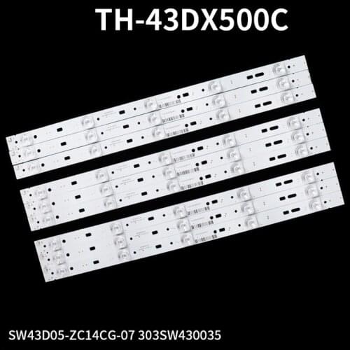 100% new LED backlight strip 5LAMP FOR Tv 43 TH-43DX500C SW43D05-ZC14CG-07 303SW430035