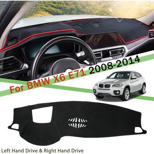 For BMW X6 E71 2008-2014 Car Dashboard Cover Anti-Slip Mat Sunscreen mat Dashboard Cover Pad Avoid light Pad Car Accessories